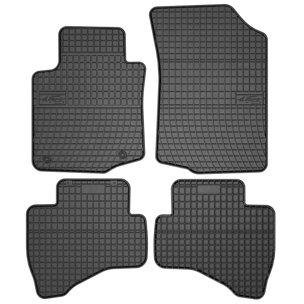 Set Covorase Auto Cauciuc Negro Citroen C1 1 2005-2014 0639